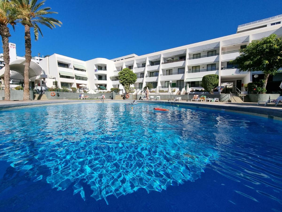 Apartment Casa Palmera Only 150 Meters To The Beach, Heated Pool, Wifi, Sat-Tv, Balcony With Poolview Arona  Luaran gambar