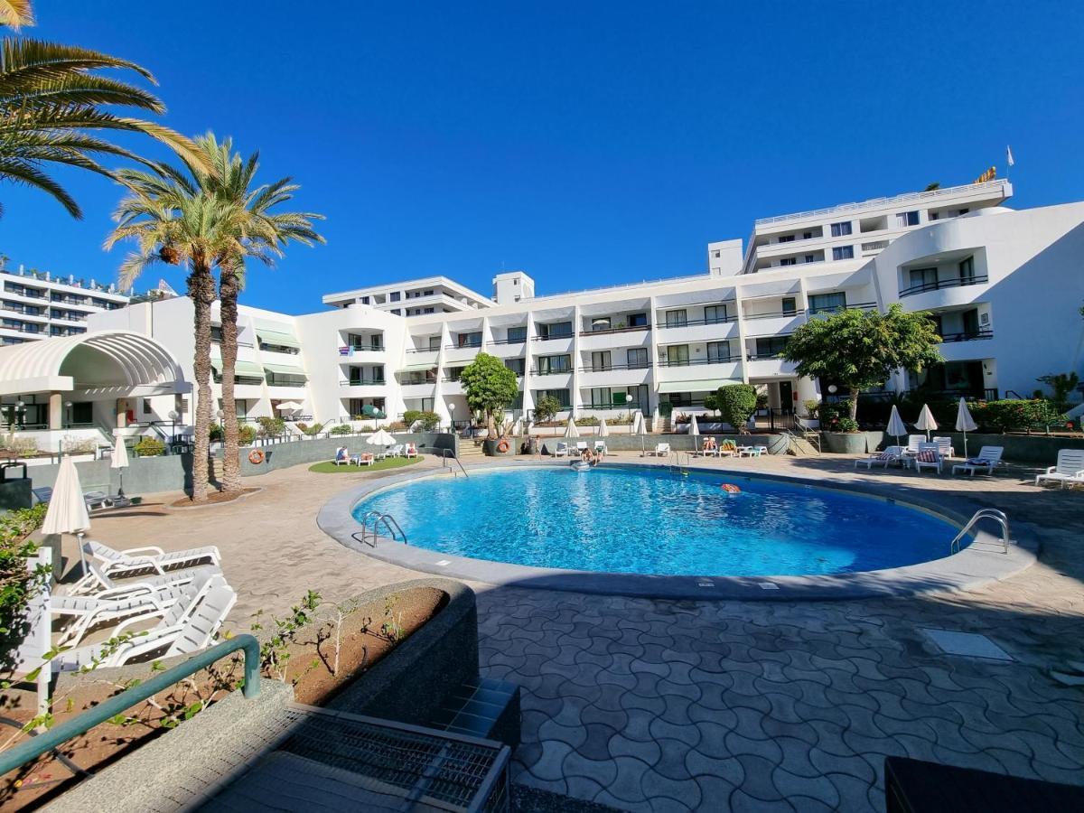 Apartment Casa Palmera Only 150 Meters To The Beach, Heated Pool, Wifi, Sat-Tv, Balcony With Poolview Arona  Luaran gambar