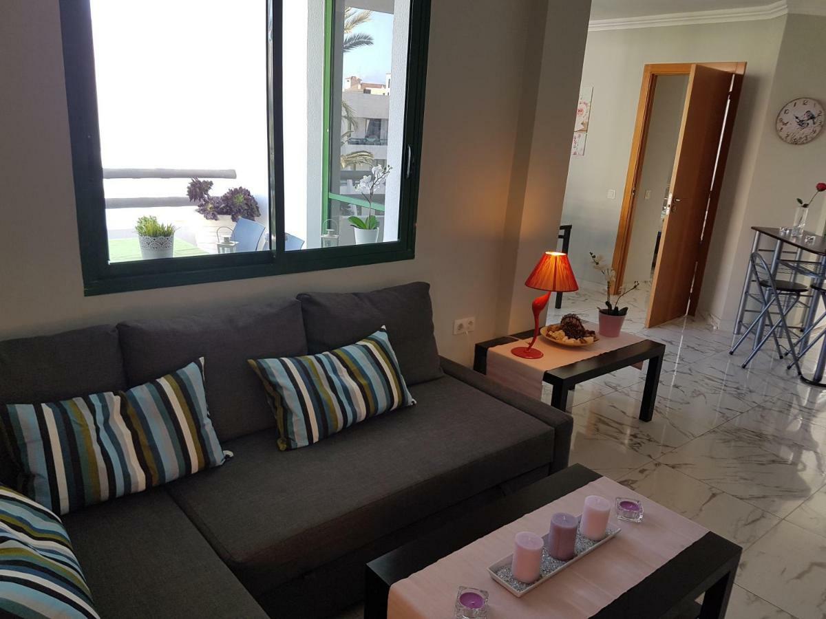 Apartment Casa Palmera Only 150 Meters To The Beach, Heated Pool, Wifi, Sat-Tv, Balcony With Poolview Arona  Luaran gambar