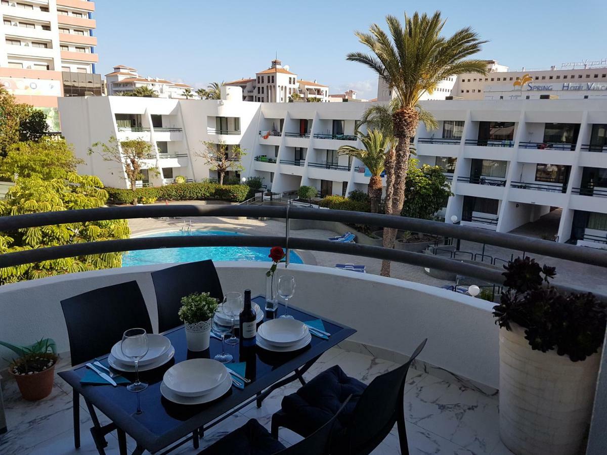 Apartment Casa Palmera Only 150 Meters To The Beach, Heated Pool, Wifi, Sat-Tv, Balcony With Poolview Arona  Luaran gambar