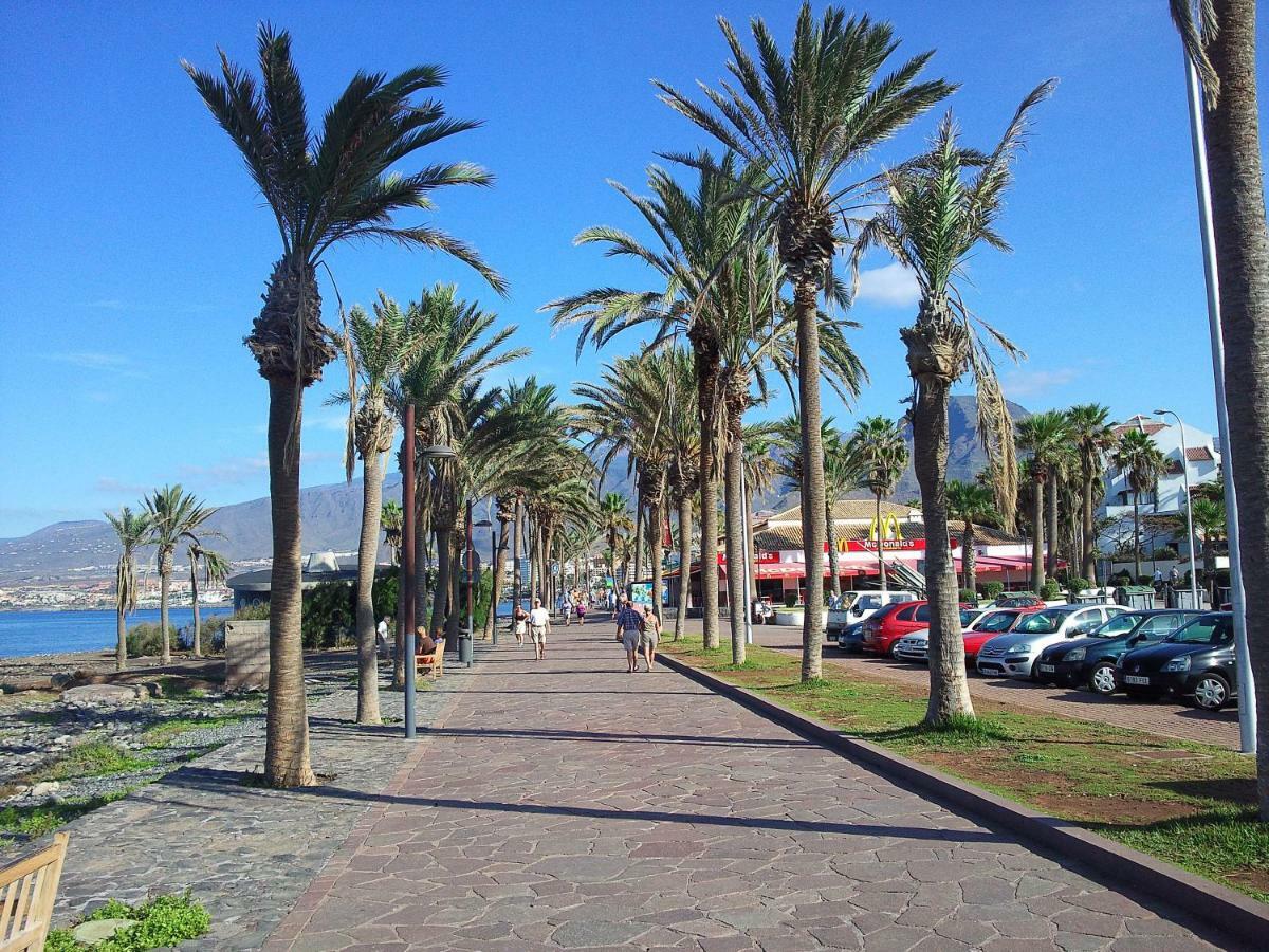 Apartment Casa Palmera Only 150 Meters To The Beach, Heated Pool, Wifi, Sat-Tv, Balcony With Poolview Arona  Luaran gambar